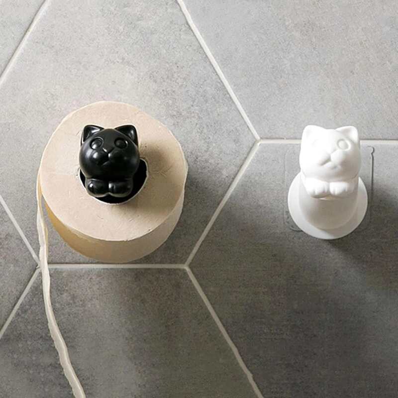 

1pc Random Cat Design Paper Roll Holder, Multicolor