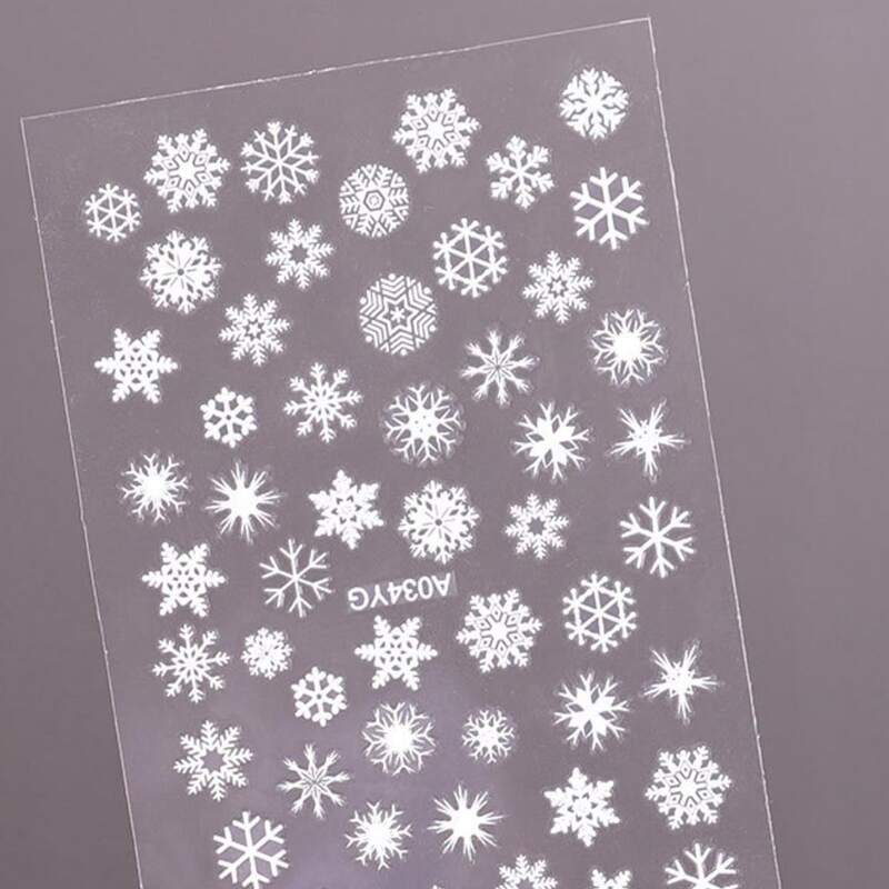

5sheet Luminous Nail Art Sticker, White