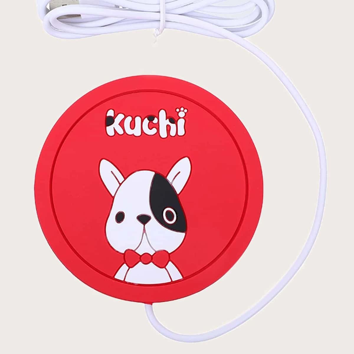 

1pc Cartoon Graphic Random USB Heating Coaster, Multicolor