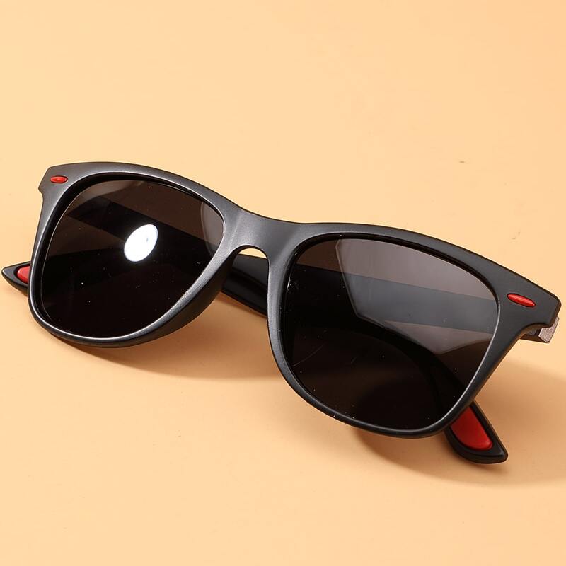 

Acrylic Frame Sunglasses, Black