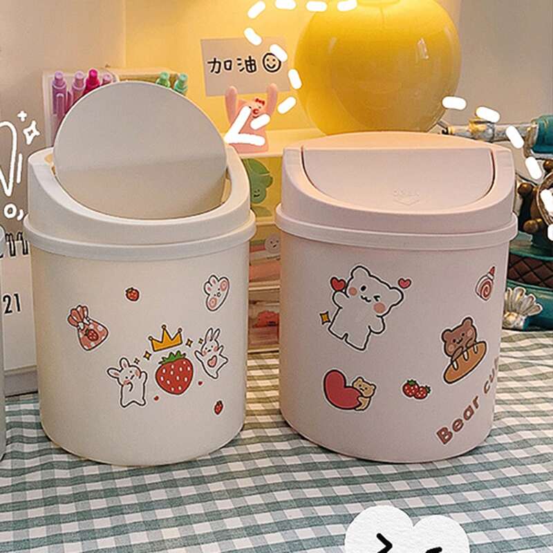 

1pc Random Plain Storage Bucket, Multicolor