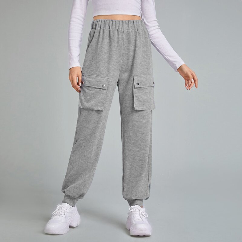 

Cargo Pocket Solid Joggers, Light grey