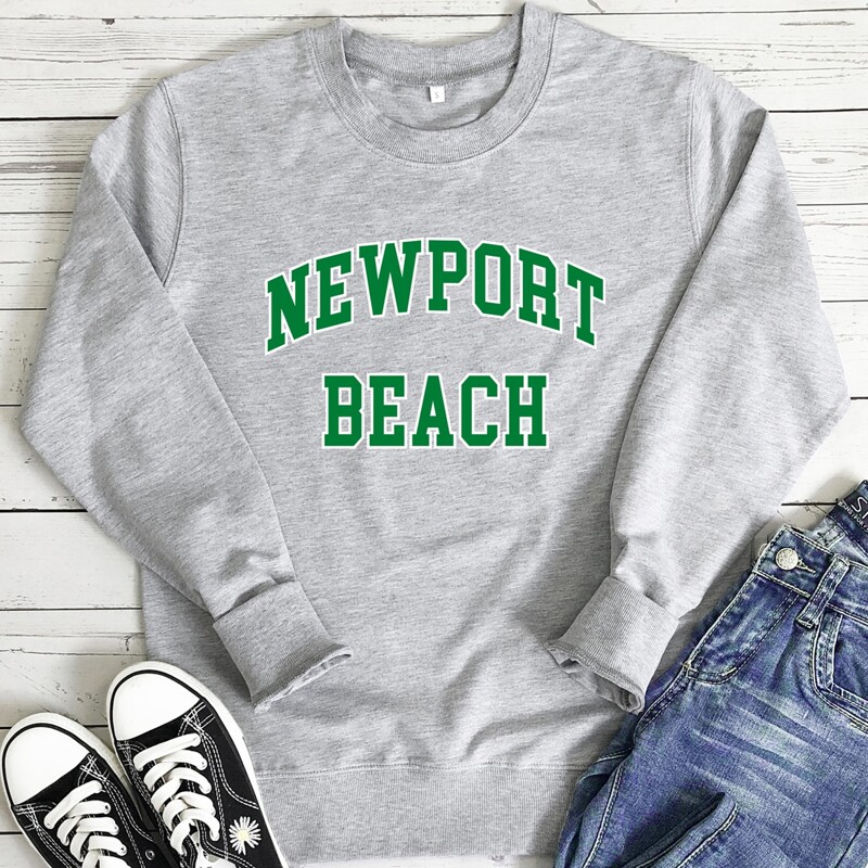 

Letter Print Sweatshirt, Light grey