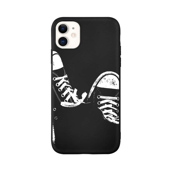 

Shoes Print iPhone Case, Black and white