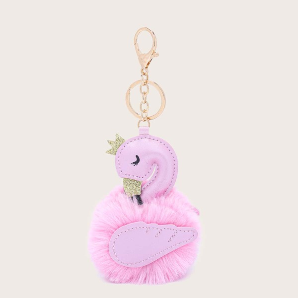 

Flamingo Design Bag Charm, Pink