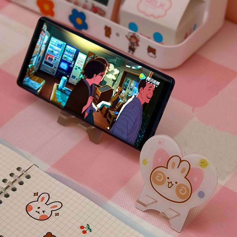 

1pc Cartoon Rabbit Phone Holder, Multicolor