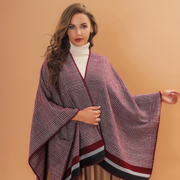 

Striped Pattern Scarf, Multicolor