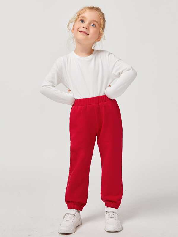 Toddler joggers girl clearance