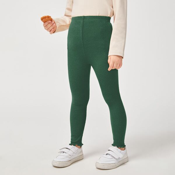 

Toddler Girls Lettuce Edge Leggings, Green