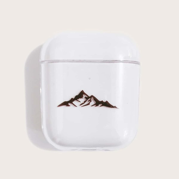 

Mountains Print Clear Airpods Case