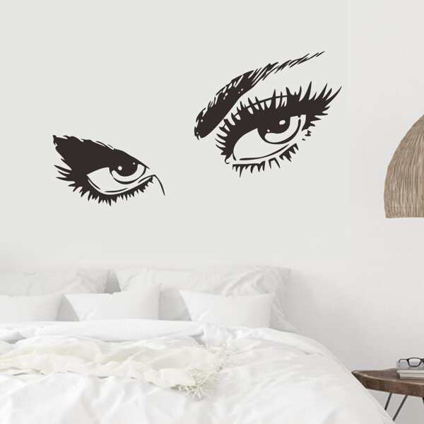 

Eye Print Wall Sticker, Black