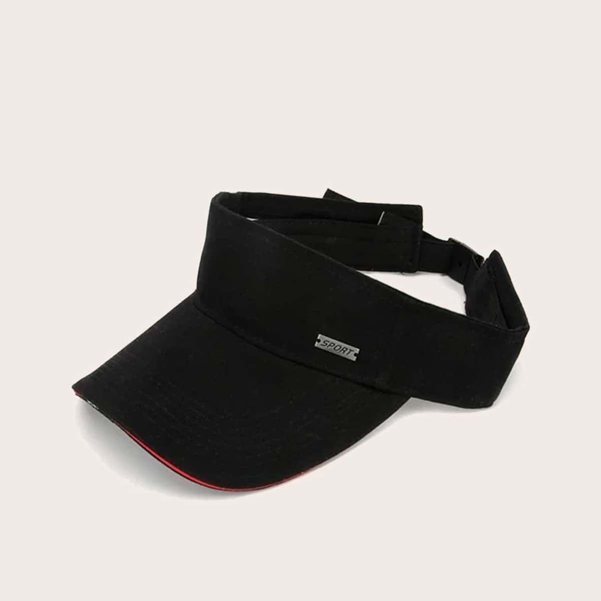

Simple Visor Hats, Black