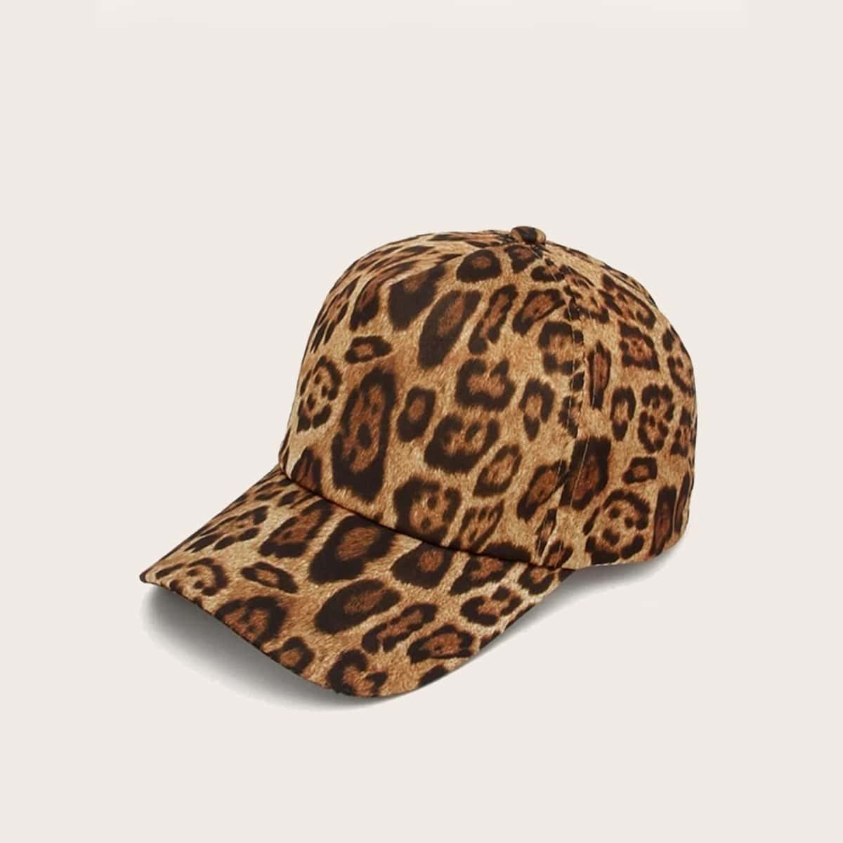 

Leopard Baseball Cap, Multicolor