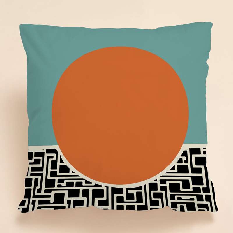 

Abstract Pattern Cushion Cover Without Filler, Multicolor