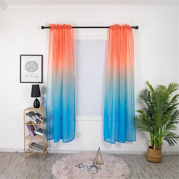 

Gradient Color Single Panel Curtain, Multicolor