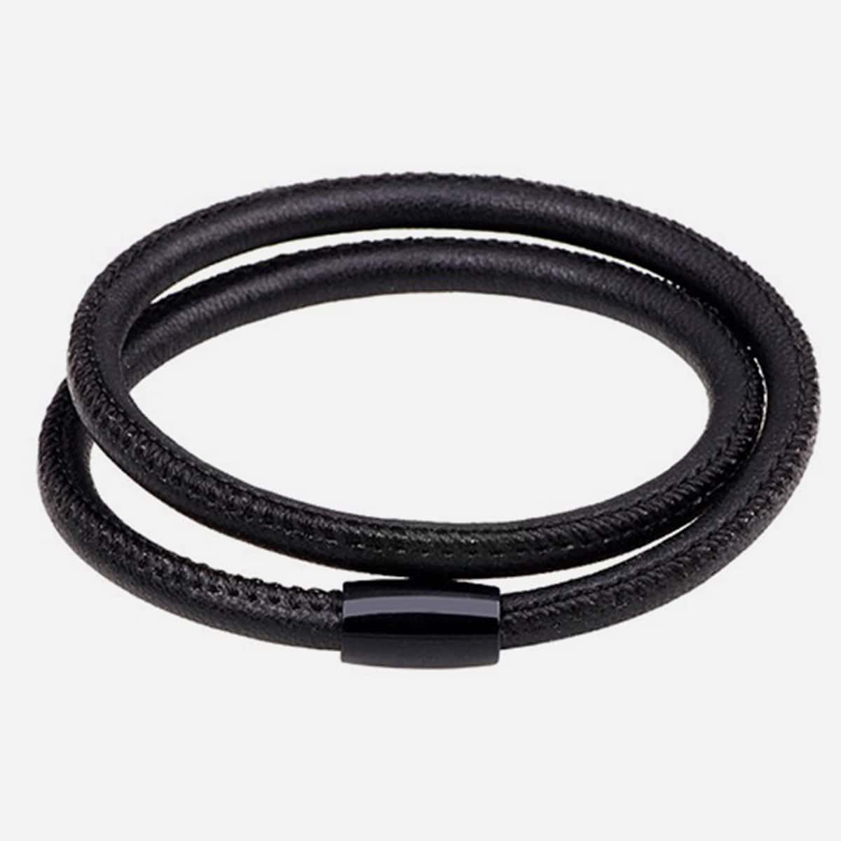 

Guys Wrap Rope Bracelet, Black