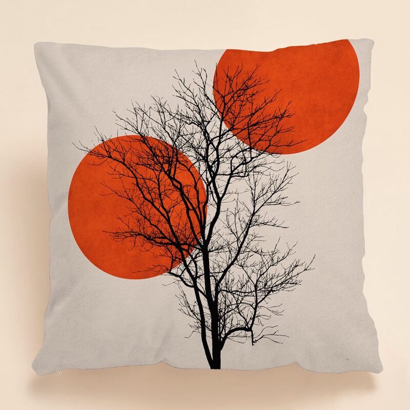 

Abstract Sun Cushion Cover Without Filler, Multicolor