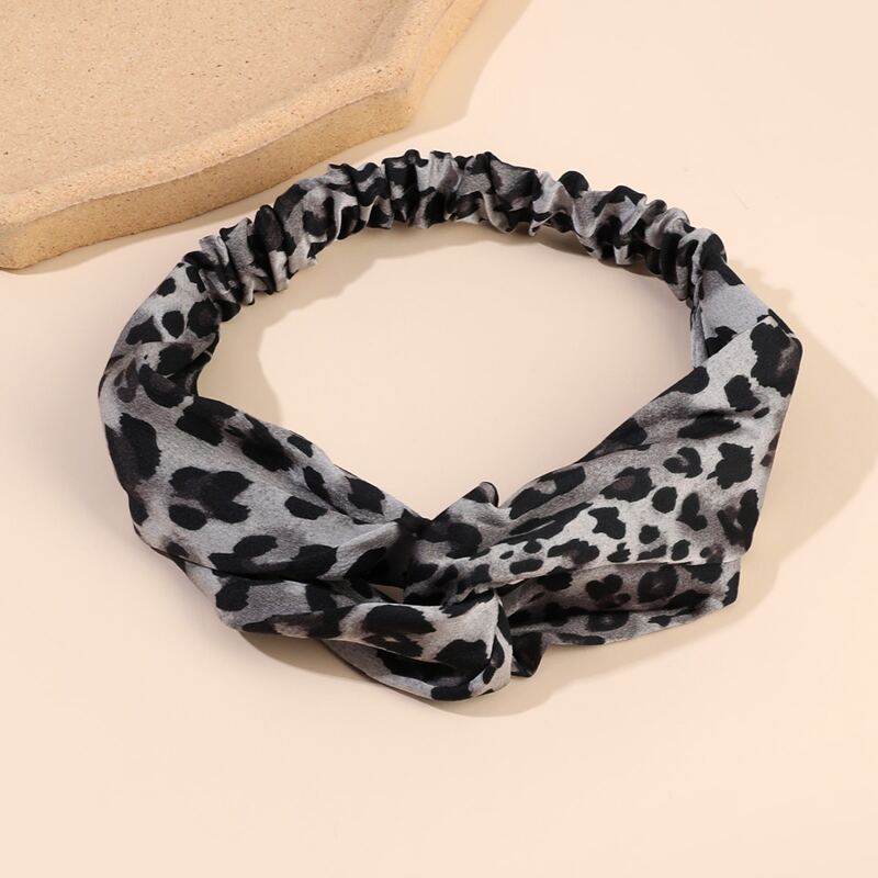 

Leopard Twist Headband, Multicolor