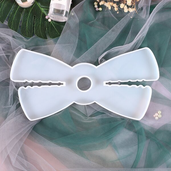1pc Bow-knot Design DIY Epoxy Mold, White