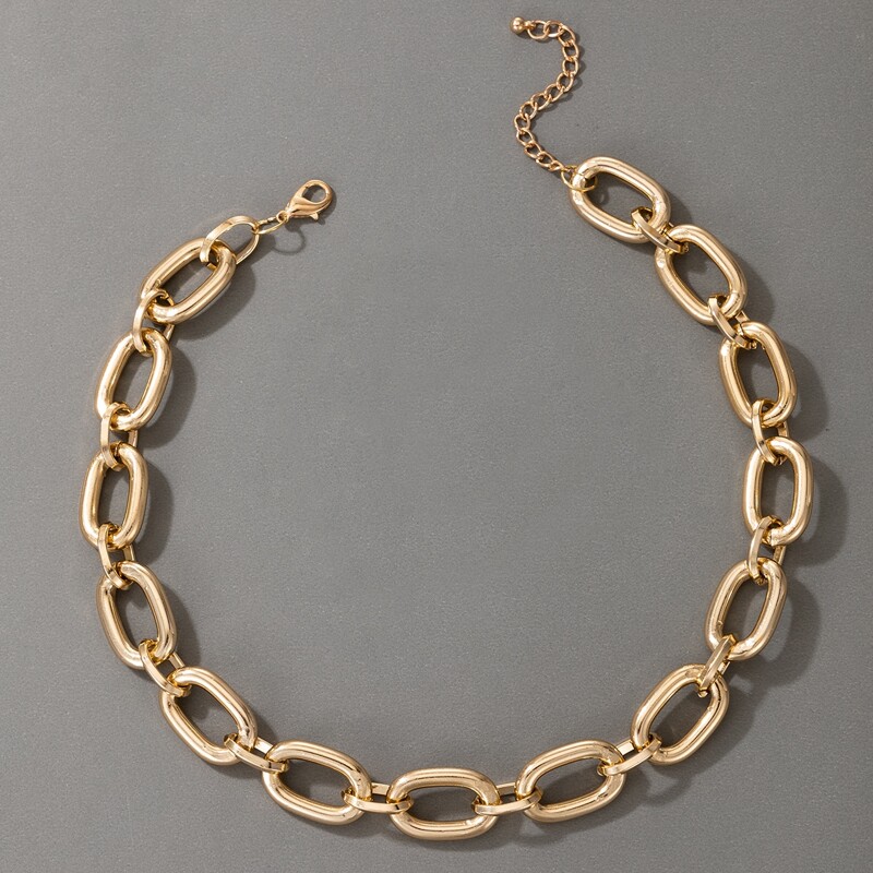 

Chunky Chain Choker, Gold