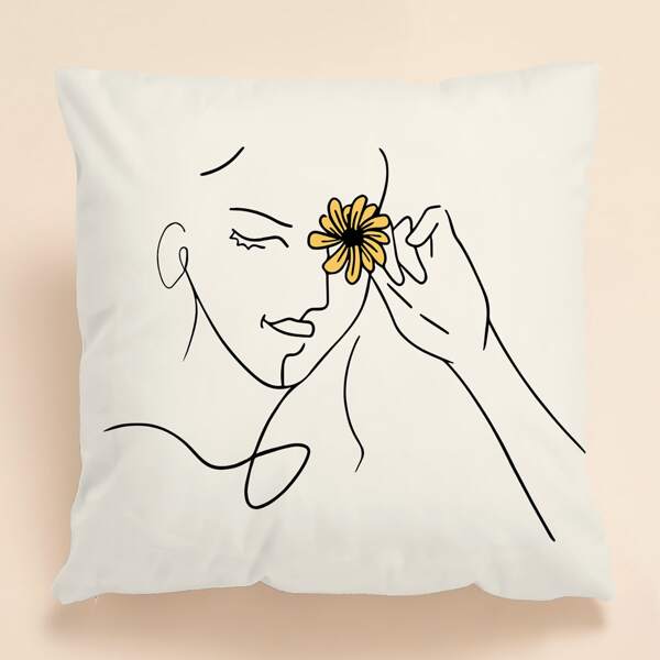 

Abstract Figure Graphic Cushion Cover Without Filler, Multicolor