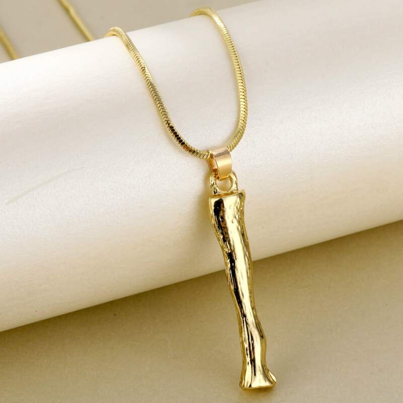 

Letter I Pendant Necklace, Gold