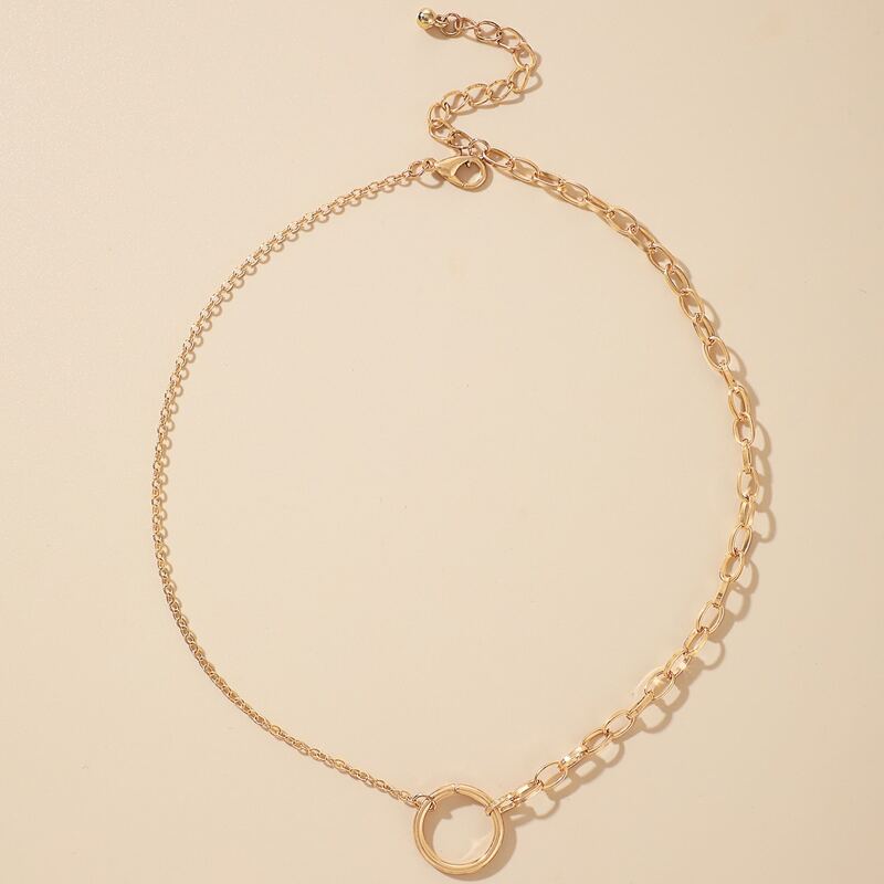 

Ring Pendant Necklace, Gold