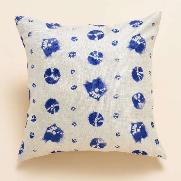 

Graphic Print Cushion Cover Without Filler, Blue