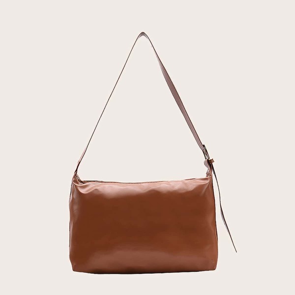 

Minimalist Large Capacity Crossbody Bag, Brown