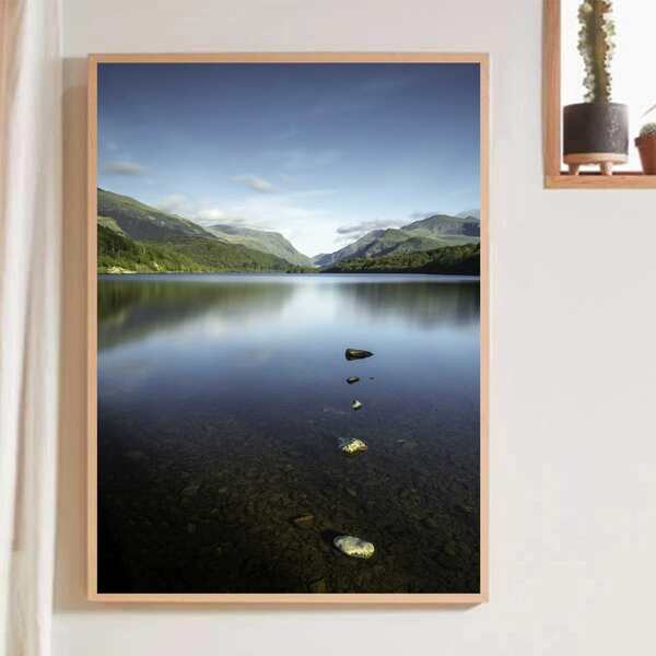 

Landscape Print Wall Painting Without Frame, Multicolor