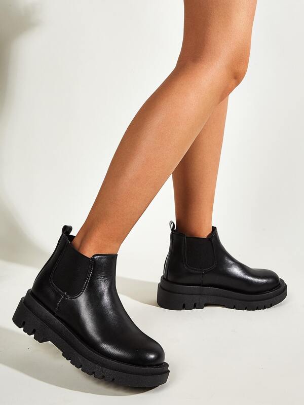 Minimalist wide fit chelsea boots clearance