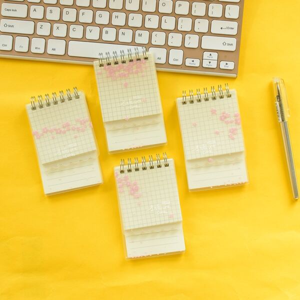 

1pc Random Flower Notepad, Multicolor