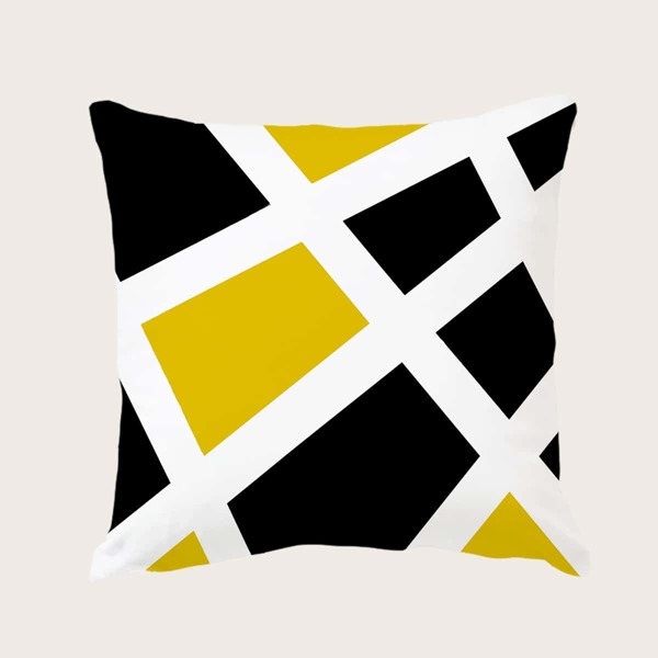 

Geometric Pattern Cushion Cover Without Filler, Multicolor