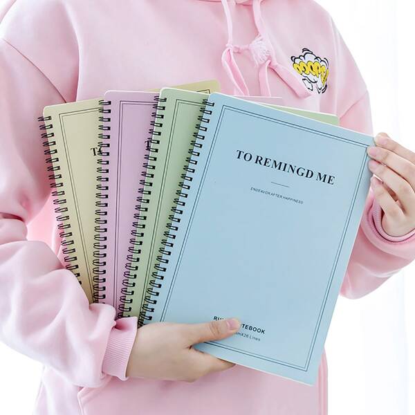 

1pc Random Color Spiral Notebook, Multicolor