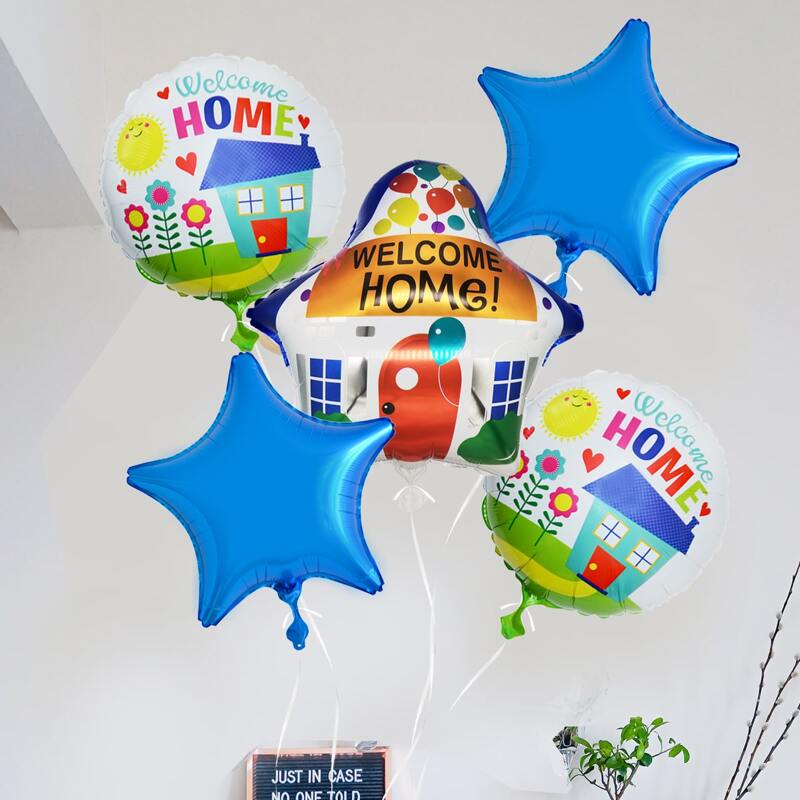 

7pcs Cartoon Design Balloon Set, Multicolor