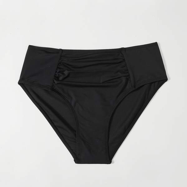 

Ruched Detail Bikini Panty, Black