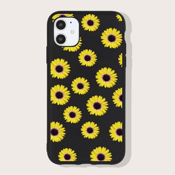 

Daisy Pattern iPhone Case, Yellow