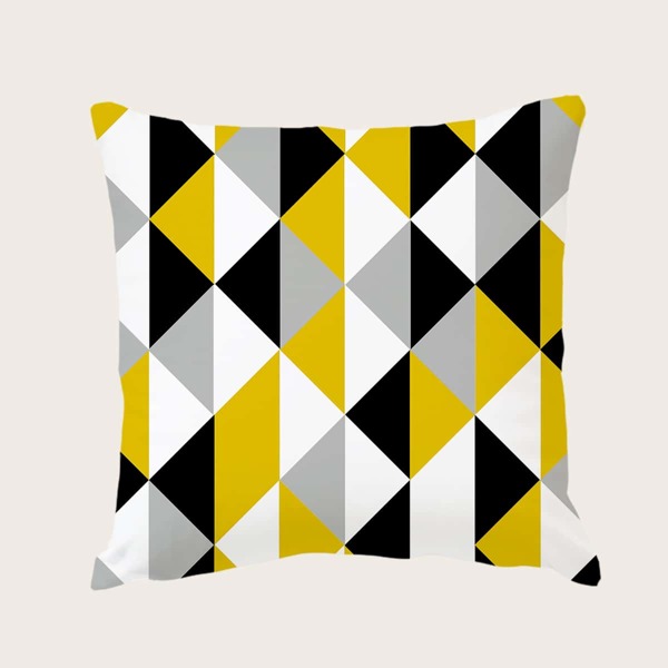 

Geometric Pattern Cushion Cover Without Filler, Multicolor