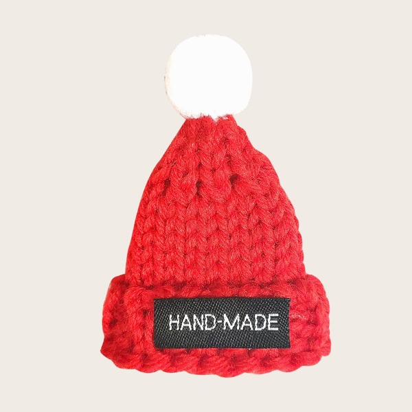 

Hat Design Pop-Out Phone Grip, Red