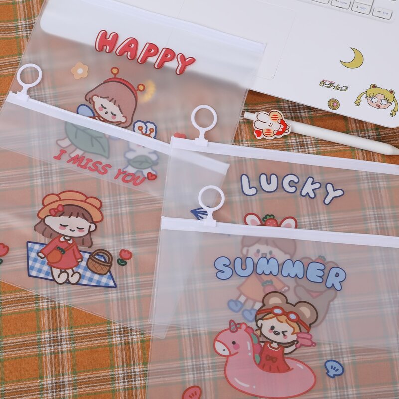 

1pc Cartoon Graphic Random File Pocket, Multicolor