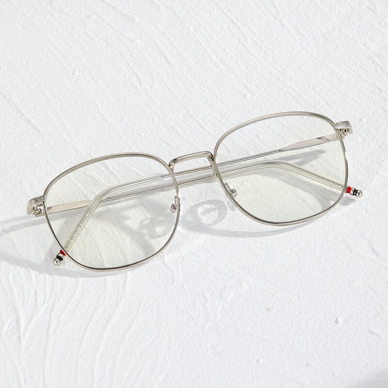 

Guys Metal Frame Eyeglasses, Silver