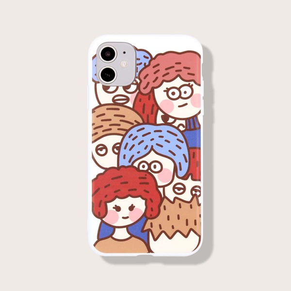 

Cartoon Graphic iPhone Case, Multicolor