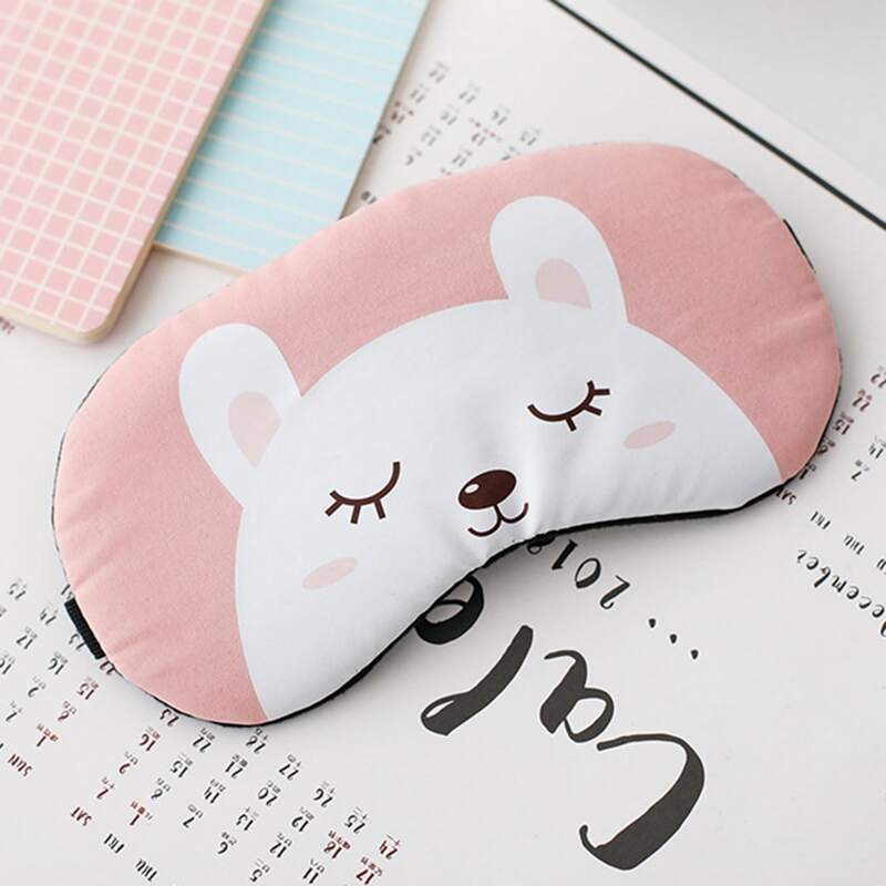 Cartoon Graphic Eye Cover, Pink