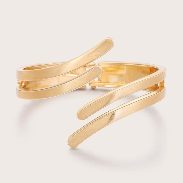 

Creative Cuff Bangle, Gold