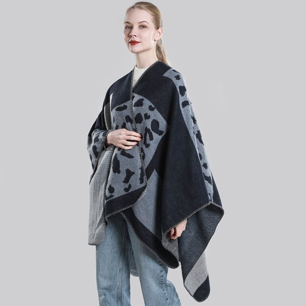 

Colorblock Shawl Scarf, Multicolor