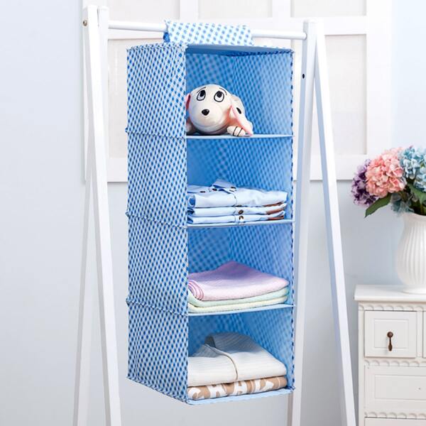 

1pc Multi-layer Clothes Storage Cabinet, Blue