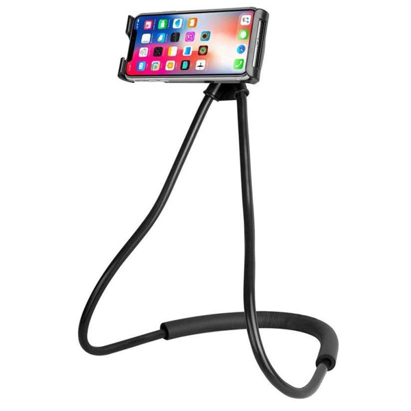 

Rotatable Phone Holder With Adjustable Clip, Black