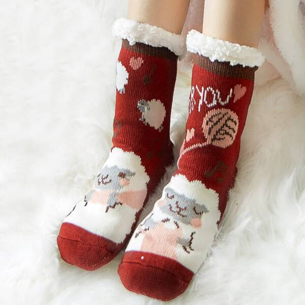 

Cartoon Graphic Socks, Multicolor