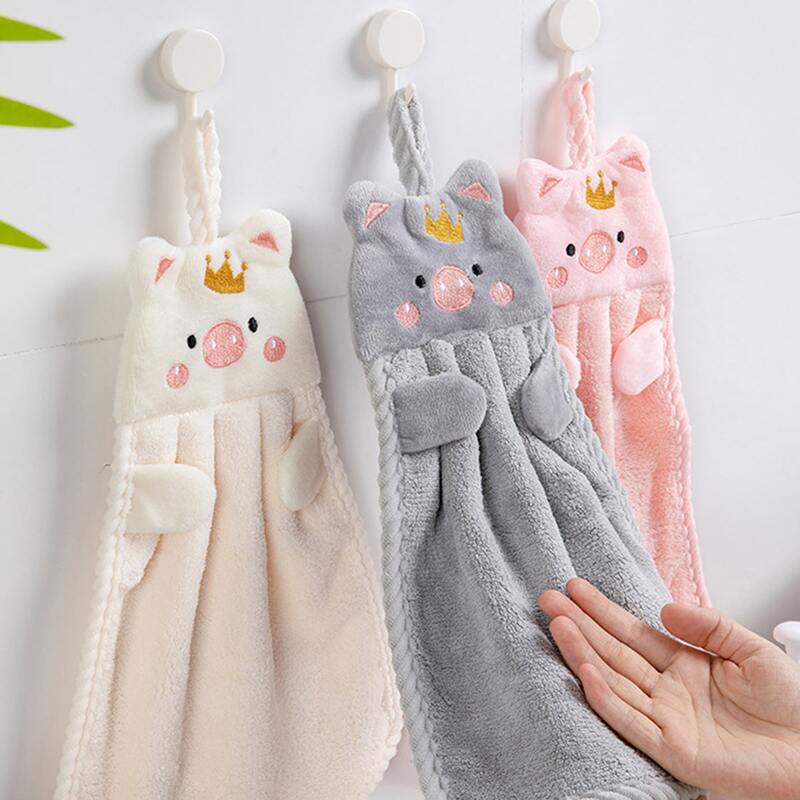 

1pc Cartoon Graphic Random Hand Towel, Multicolor