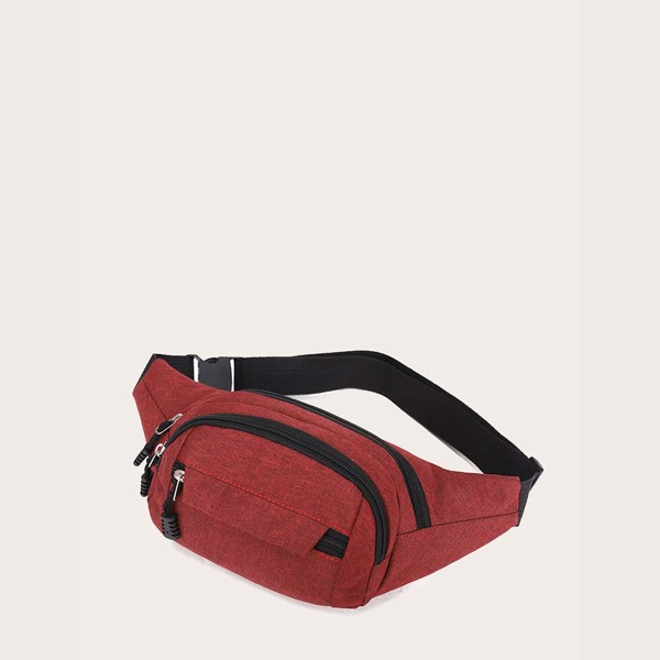 

Zip Front Fanny Pack, Red